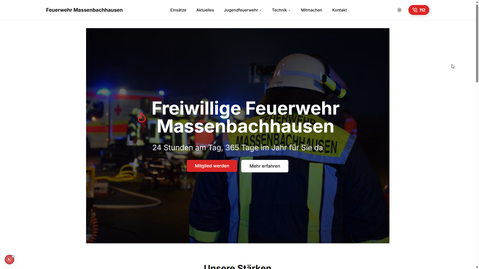 Neues Design der Website